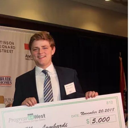 2018 P64W scholarship – Max Lombardi